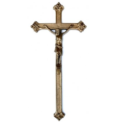 Krzyż średni stare złoto