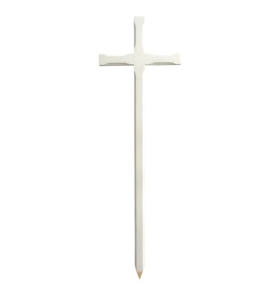 Krzyż drewniany duży biały