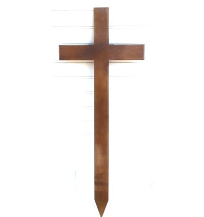 Krzyż drewniany duży dębowy