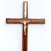 Krzyż drewniany duży z wstawkami złotymi