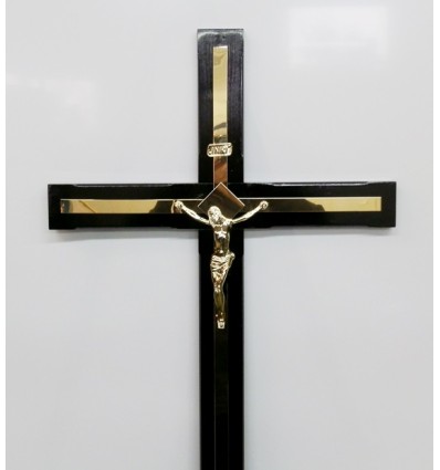 Krzyż drewniany duży z wstawką sr , zł