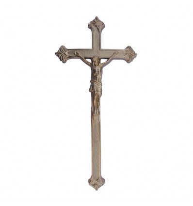 Krzyż średni malowany złoty