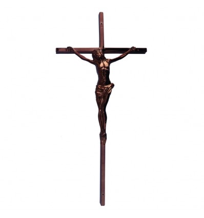 Krzyż wąski metalizowany miedź