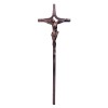 Krzyż długi metalizowany miedz