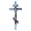 Krzyż prawosławny metalizowany srebrny