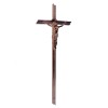 Krzyż podwójny metalizowany miedz